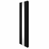 MONSTER Ovalni radiator z ogledalom - 1800 mm x 500 mm - črn, (21569771)
