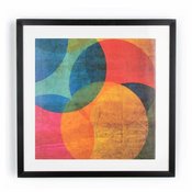Slika Graham & Smeđi Neon Circle 50 x 50 cm