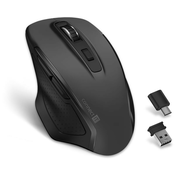 CONNECT IT Dual SmartSwitch brezžična miška, USB-A C ( 1x baterija AA, brezplačna), siva