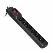 ACJ Activejet COMBO 6GN 5M black power strip with cord