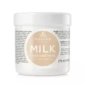 Kallos Cosmetics Milk Care Hair Mask maska za lase za poškodovane lase 275 ml