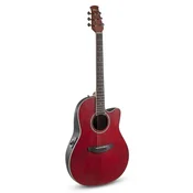 Elektroakustična kitara Applause AB24II CS Mid Cutaway - Ruby Red Satin