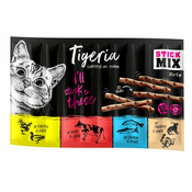Ekonomicno pakiranje Tigeria Sticks 30 x 5 g - Mix 2 (kunic, guska, janjetina, divljac)