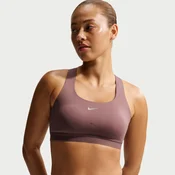 Nike Swift Womens High-Support Lightly Lined Sports Bra - Purple - Polyester/Elastane