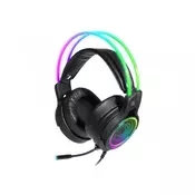 Defender Cosmo Pro RGB, gaming headphones with microphone, volume control, black, 7.1 (virtual), 50 mm drivers, USB type