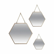 OGLEDALA SET 3/1 HEXAGON
