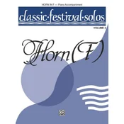 CLASSIC FESTIVAL SOLOS HORN IN F VOL.2 PIANO ACCOMPANIMENT