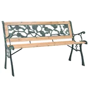 Vrtna klupa 122 cm drvena
