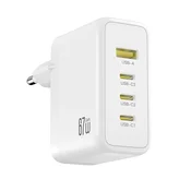 XO CE39 glavni punjac s USB i 3 Type-C prikljucka, 67 W, PD brzo punjenje, bijela