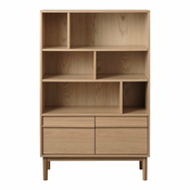 Regal v hrastovem dekorju 140x90 cm Ponza – Unique Furniture