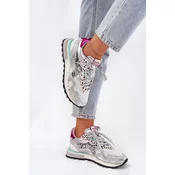 Suede Sport Shoes Sneakers Women D.FranklinMuted White DFSH387005