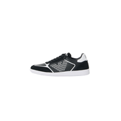 EA7 Emporio Armani Nizke superge NEW HERITAGE EAGLE črna / bela