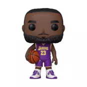 NBA Lakers LeBron James Purple Jersey 25cm POP figura