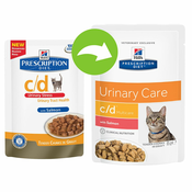 Hill´s Prescription Diet Feline c/d Multicare z lososom - 24x85 g