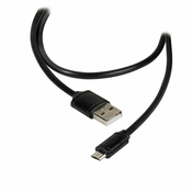 MaxMobile DATA kabel micro USB FLAT crni 1.2m