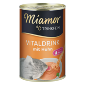 6x135ml Miamor Trinkfein vitalni napitek s piščancem za mačke