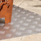 vidaXL Aluminijaste rešetkaste plošče 2 kosi Protizdrsne 100x50 cm