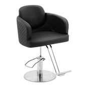 Salonska stolica s osloncem za noge - Winsford Black