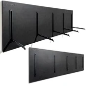 Flexistyle Črn obešalnik za oblačila 25x80cm za jakne
