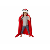 Carbotex Otroška supermehka odeja s 3D kapuco PAW PATROL Marshall, 110/140 cm, PAW213047