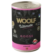 Woolf Ultimate hrana za pse u konzervi s okusom guske / guske i maline 400 g