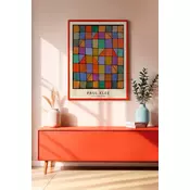 Wallity Dekorativna uramljena slika, 33x48cm, Šarena