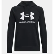 Under Armour RIVAL FLEECE BIG LOGO HDY, pulover ž., črna 1379501