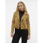 Vero Moda Jakna iz umetnega usnja Jose 10300938 Rjava Regular Fit