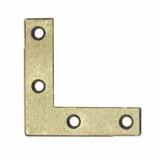 KUTNIK PERFORIRAN ŽUTO Zn 50X50X10X2mm-pak 10kom