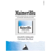 Maimeri Blu Akvarelne barve Cerulean Sky Blue 417 1,5 ml 1 kos
