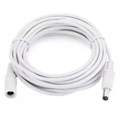 Bel 5-metrski podaljševalni napajalni kabel za DC 5,5 mm kamere