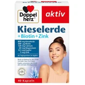 Doppelherz Aktiv Silicijeva prst + Biotin + Cink, 40 kapsul