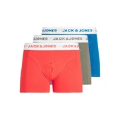 JACK & JONES Boksarice Daniel modra / kaki / rdeča / bela
