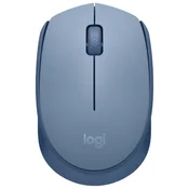 MIŠ USB 3TIPKE OPTIČKI BEŽIČNI M171 LOGITECH MODRA/SIVA BLISTER