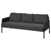 GLOSTAD Sofa trosed, Knisa tamnosiva