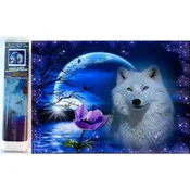Norimpex Diamantna slika Volčji cvet 30x40cm