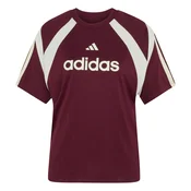 ADIDAS SPORTSWEAR Funkcionalna majica TIRO kostanj rjava/bela