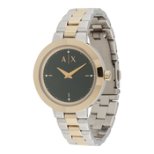 ARMANI EXCHANGE Analogna ura zlata/srebrna