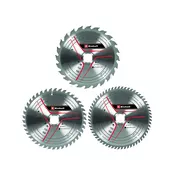 Einhell Set reznih listova 3 kom 210x30 T24/42/60, Pribor za stacionarne testere