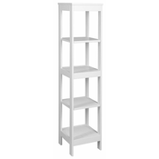 Enota s policami ETIDE, 36 x 152 x 36 cm, mat bela - Bela mat - 24 - 36.00 - MDF/laminat - Stojalo - Aqualine - ETIDE - 36.00 - Design - 36x152x36 cm - 152.00