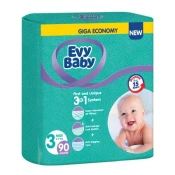 EVY BABY Pelene Giant 3 Midi, 3 u 1, 5 - 9 kg, 90 kom