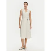 Calvin Klein Poletna obleka K20K208424 Bež Regular Fit