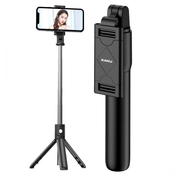 KAKU KSC-344 selfie tripod stojalo za snemanje in slikanje selfie posnetkov - črn