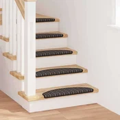 Samoljepljivi stepenasti ulošci 15 pcs Antracit 65 x 21 x 4 cm