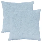 vidaXL Prevleka za blazino 2 kos HEERLEN Svetlo modra 65 x 65 cm