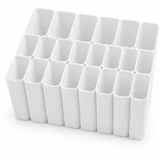 shumee Organizator za USB kable, bel predal, držalo za polnilnik