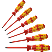 Wera Torx izvijači Wera 05133356001, VDE, TX 8/9/10/15/20 x 80, TX 25 x 100, 6-delni komplet