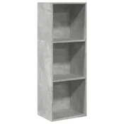 vidaXL vidaXL Knjižna omara betonsko siva 40x30x114 cm inženirski les, (22009259)