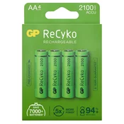 UNBRANDED AA ReCyko GP 2100mAh NI-MH - 4 pak