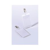 Durable identifikacijske kartice 90x60mm (8107), prozorna, sponka krokodil obešanka (25 kos)